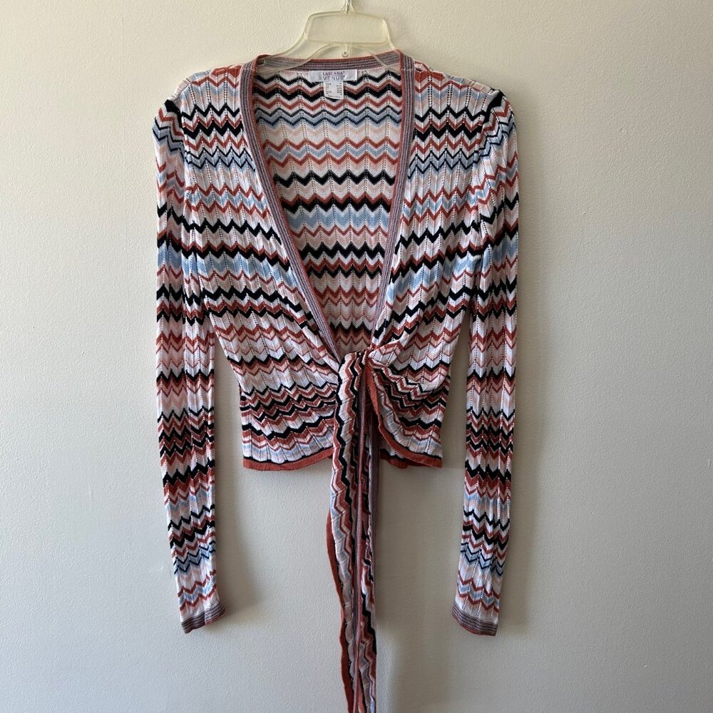 Lascana for Venus Long Sleeve Chevron Pattern Wrap Sweater